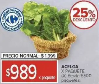 Carrefour Acelga oferta