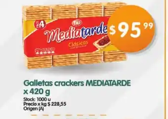 Mediatarde Galletas crackers x420g