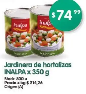 Supermercados Buenos Días Inalpa Jardinera de hortalizas x 350g oferta