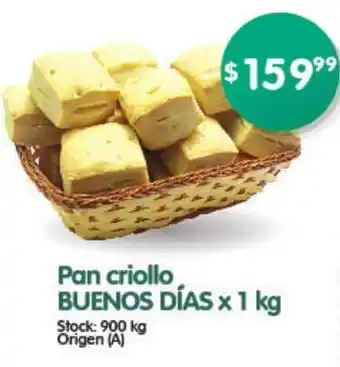 Supermercados Buenos Días Buenos Dias Pan criollo x 1kg oferta