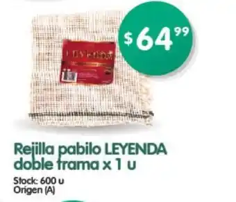 Supermercados Buenos Días Leyenda Rejilla pabilo doble trama x 1u oferta