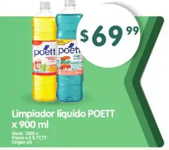 Supermercados Buenos Días Poett Limpiador Líquido Multiespacios x 900ml oferta