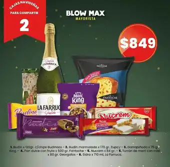 Budin x 120gr. c/chips Budinazo/ Budin marmolado x 170gr