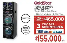 Carrefour Goldstar torre de sonido oferta