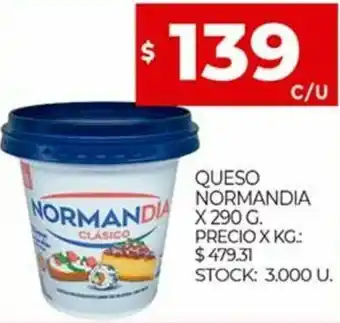 Supermercados DIA Queso Normandia x 290 g oferta