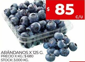 Supermercados DIA Arándanos x 125 g. oferta