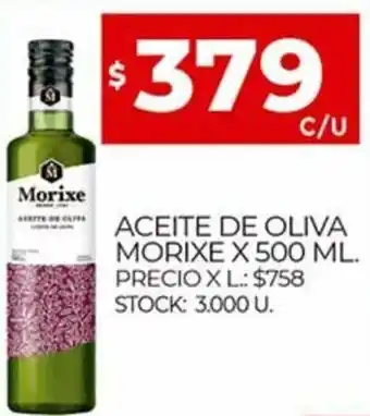 Supermercados DIA Aceite de Oliva Morixe x 500 ml. oferta