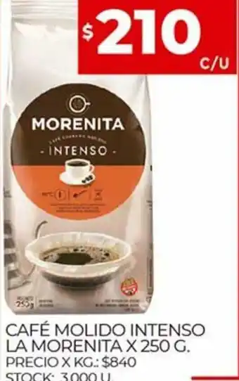 Supermercados DIA Café Molido Intenso La Morenita x 250 g. oferta