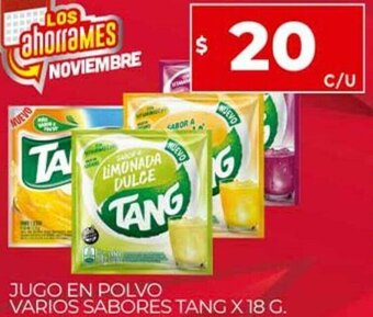 Supermercados DIA Jugo en Polvo Varios Sabores Tang x 18 g. oferta