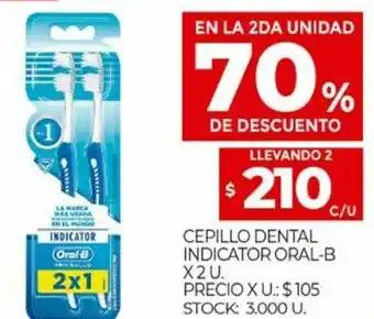 Supermercados DIA Cepillo Dental Indicator Oral-B x 2 u. oferta