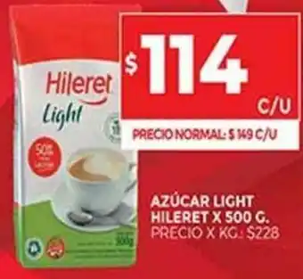 Supermercados DIA Azúcar Light Hileret x 500 G. oferta