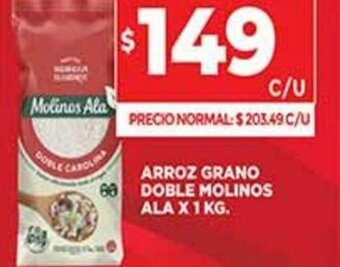 Supermercados DIA Arroz Grano Doble Molinos Ala x 1 Kg. oferta