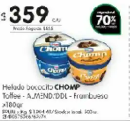Jumbo Helados chomp oferta