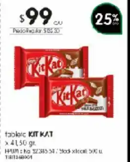 Jumbo Chocolate kit kat sabores 41,5g oferta