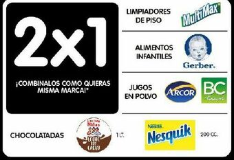 Jumbo Jugo en polvo arcor oferta