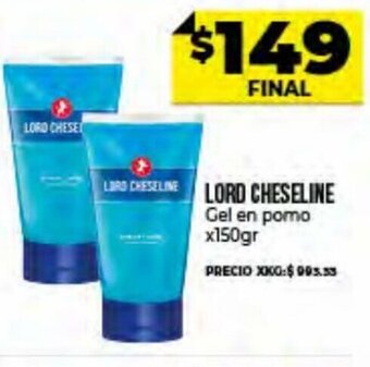Supermayorista Vital Lord Cheseline Gel en pomo x 150gr oferta