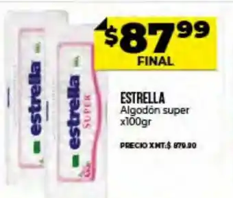 Supermayorista Vital Estrella Algodon Super x 100grs oferta