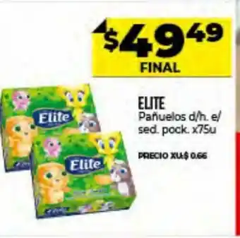 Supermayorista Vital Elite Pañuelos d/h oferta
