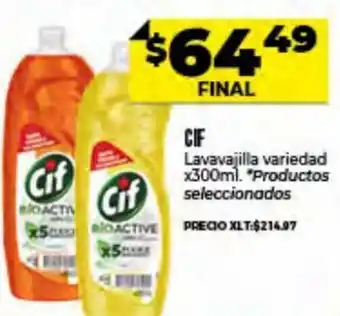 Supermayorista Vital CIF Lavavajilla variedad x 300ml oferta