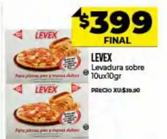Supermayorista Vital Levex Levadura sobre 10u x 10gr oferta