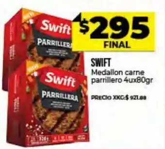 Supermayorista Vital Swift Medallon carne parrillero 4ux x 80gr oferta