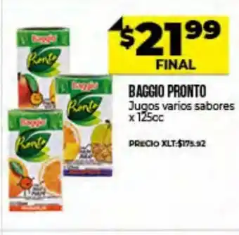 Supermayorista Vital Baggio Pronto Jugos varios sabores x 125cc oferta