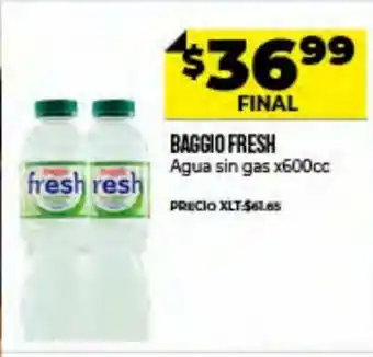 Supermayorista Vital Baggio Fresh Agua sin gas x 600cc oferta