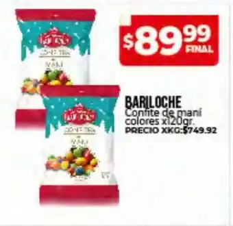 Supermayorista Vital Bariloche Confite de mani colores x 120gr oferta