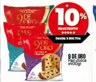 Supermayorista Vital 9 De Oro Pan dulce x 400gr oferta