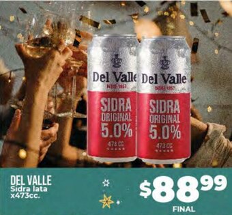 Supermayorista Vital Del Valle Sidra lata x 473cc oferta
