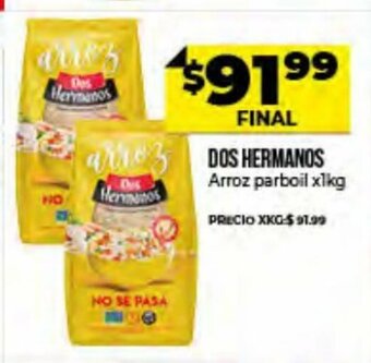Supermayorista Vital Dos Hermanos Arroz parboil x 1kg oferta