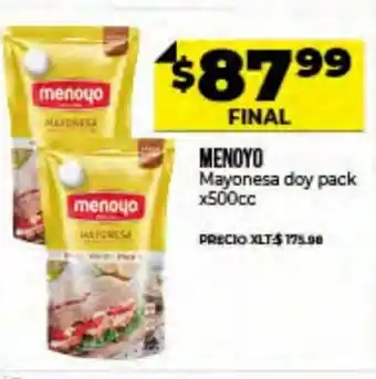 Supermayorista Vital Menoyo Mayonesa doy pack x 500cc oferta