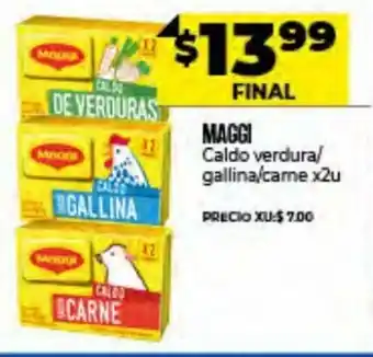 Supermayorista Vital Maggi Caldo verdura/gallina/carne x2u oferta