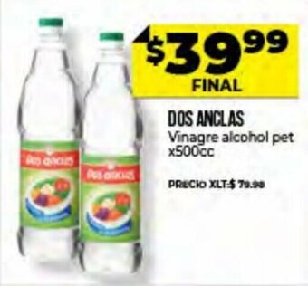 Supermayorista Vital Dos Anclas Vinagre alcohol pet x 500cc oferta