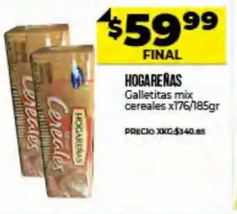 Supermayorista Vital Hogareñas Galletitas mix cereales x 176/185gr oferta