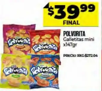 Supermayorista Vital Polvoritas Galletitas mini x 147gr oferta