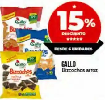 Gallo Bizcochos arroz