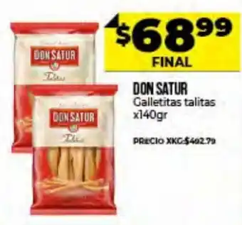 Supermayorista Vital Don Satur Galletitas talitas x 140gr oferta