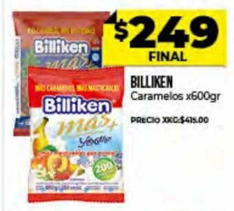 Supermayorista Vital Billiken Caramelos x 600gr oferta