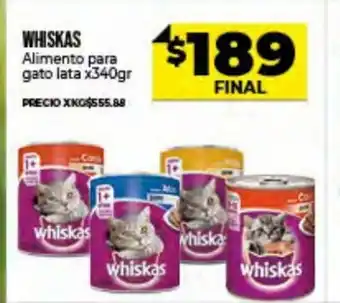 Supermayorista Vital Whiskas Alimento para gato lata x 340gr oferta