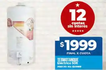 Supermayorista Vital Termotanque Electrico 50lt oferta