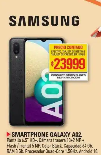 Red del Hogar Smartphone Galavy A02 oferta