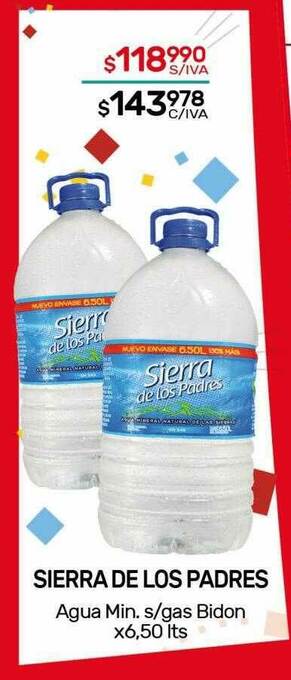 Nini Mayorista Sierra De Los Padres Agua Min. S Gas oferta