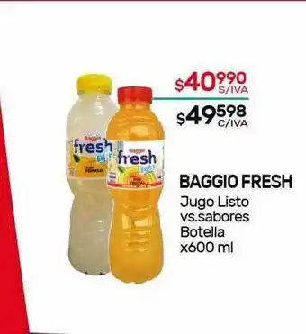 Nini Mayorista Baggio Fresh Jugo Listo Vs.sabores x 600ml oferta