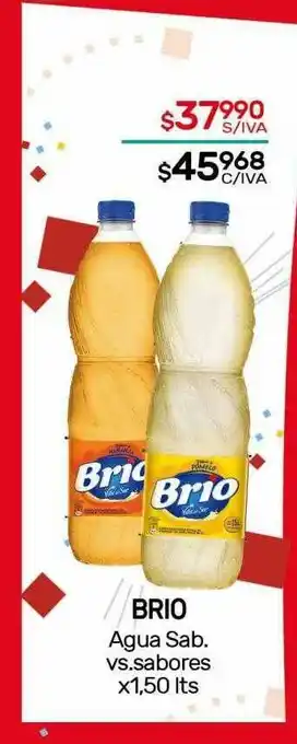 Nini Mayorista Brio Agua Sab. Vs.sabores x 1,50lts oferta