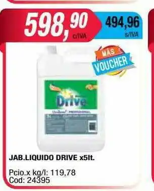Maxiconsumo Jab.liquido Drive x 5lt oferta
