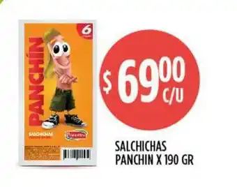Supermercados Toledo Salchichas Panchin x 190gr oferta