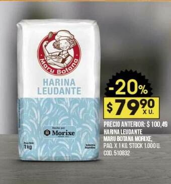 Coto Harina Leudante Maru Botana Morixe oferta