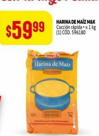 Harina de maíz m&k