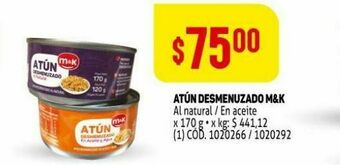 Makro Atún desmenuzado en aceite vegetal m&k oferta